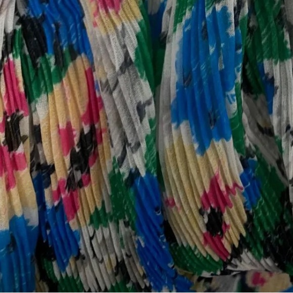 Ganni floral georgette blouse size 34 EUC - Picture 3 of 10